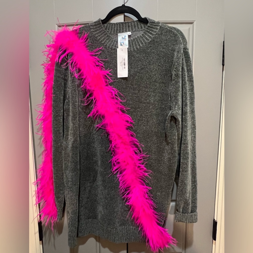 Queen of Sparkles Oversized Sweater Dress Size XS New With Tags